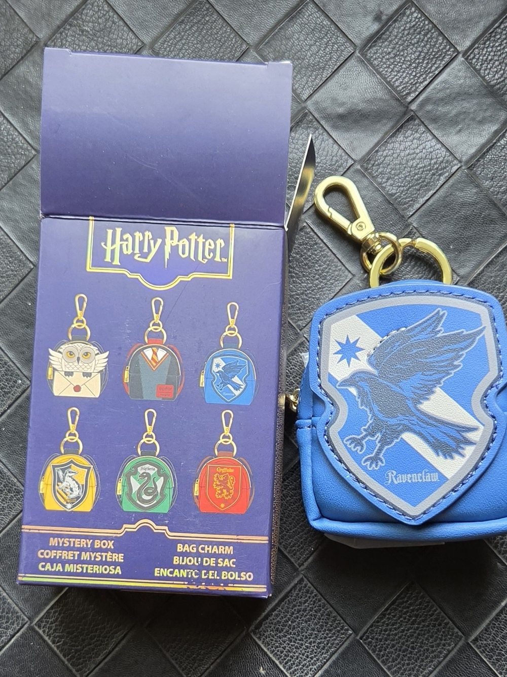 Loungefly Harry Potter Ravenclaw Mini Backpack Keychain Charm